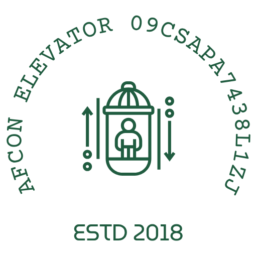 Afcon Elevator company logo, representing elevator services and solutions in India